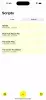 The list of scripts in the app